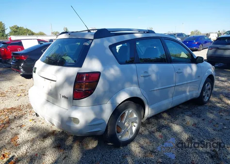 2004 Pontiac Vibe z USA, uszkodzony, nr VIN 5Y2SL628X4Z458670